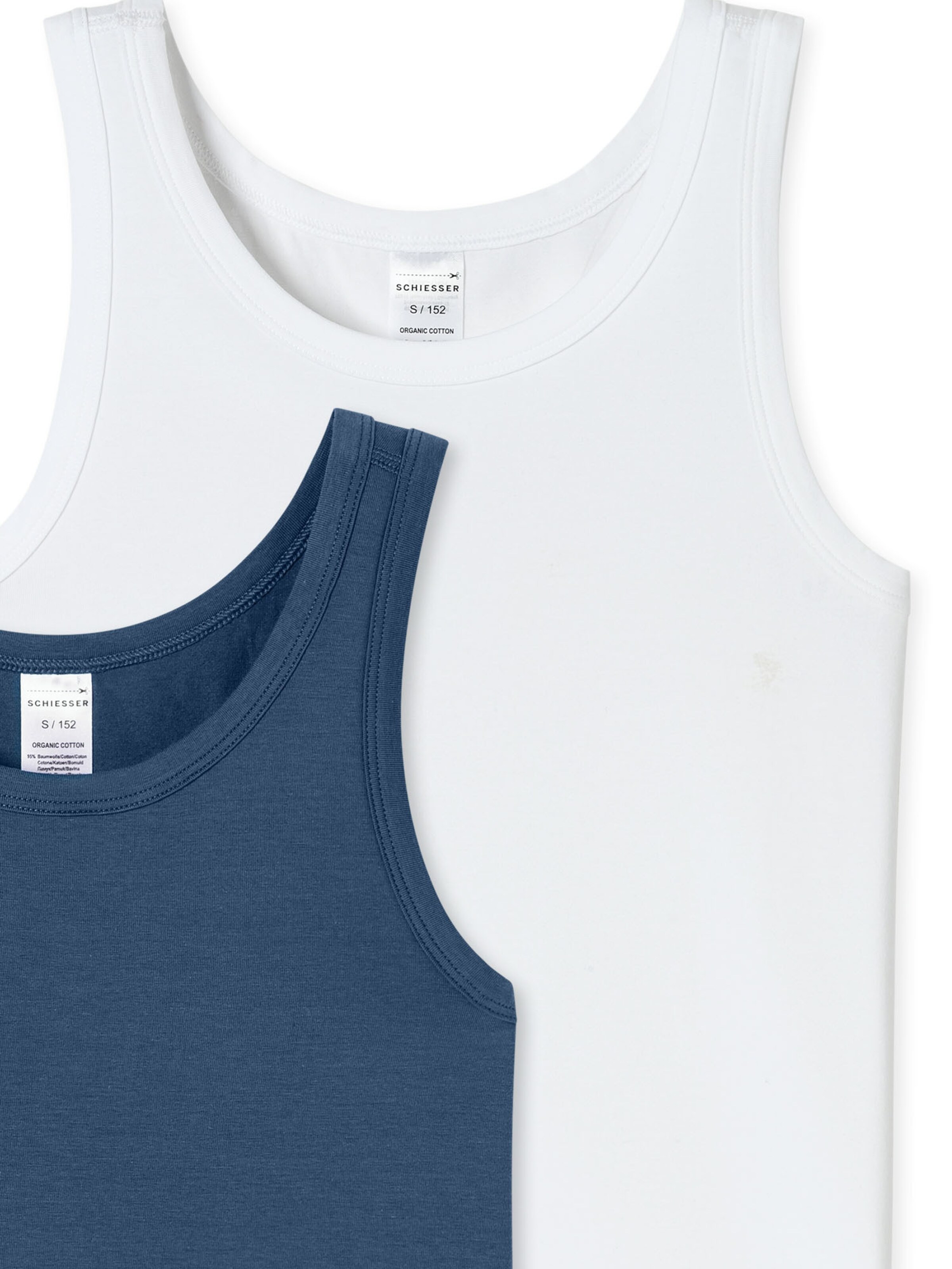 SCHIESSER Onderhemd ' 95/5 ' in Blauw