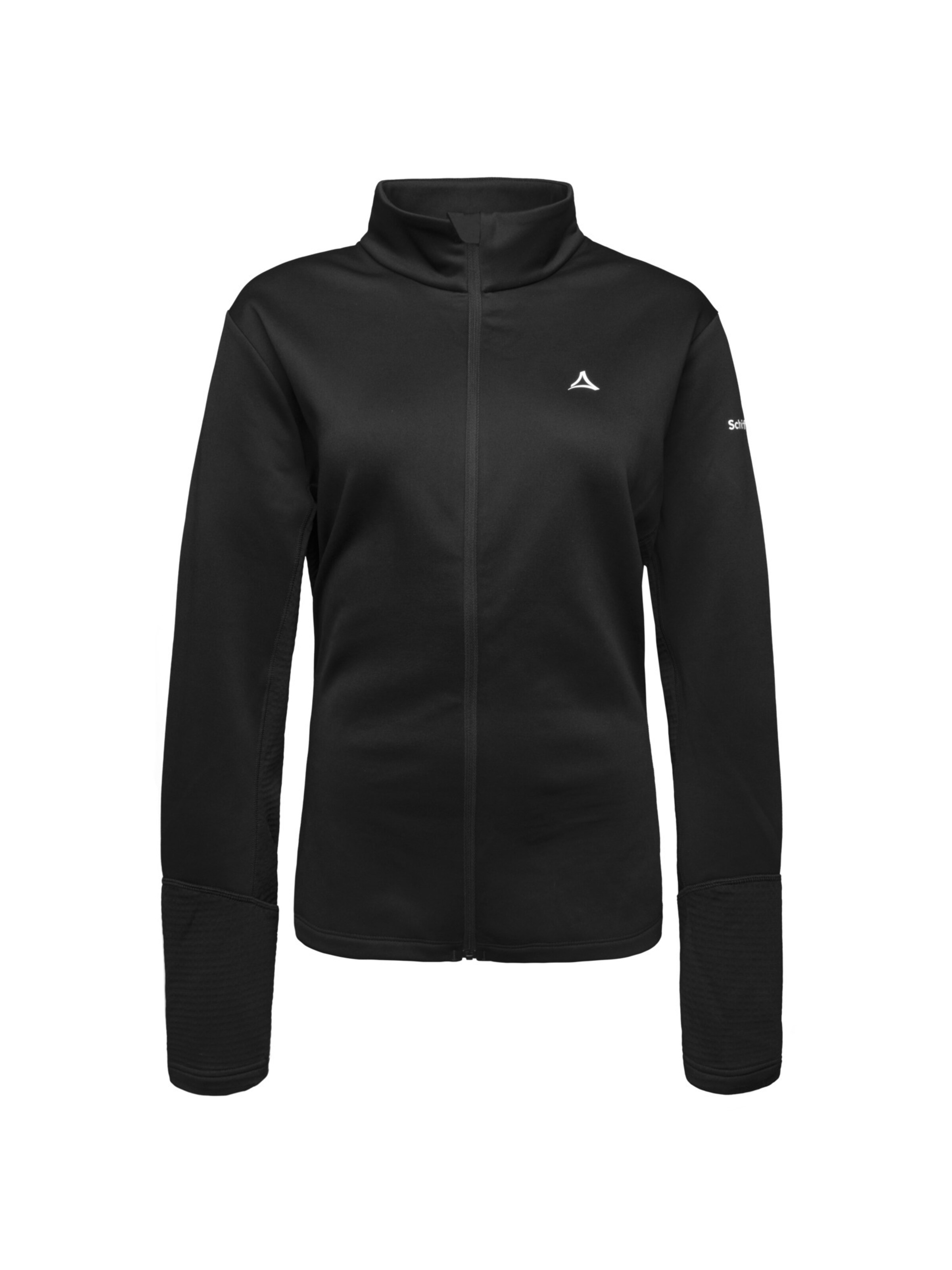 Schöffel Sweatjacke 'Piambello' in Schwarz: Vorderseite