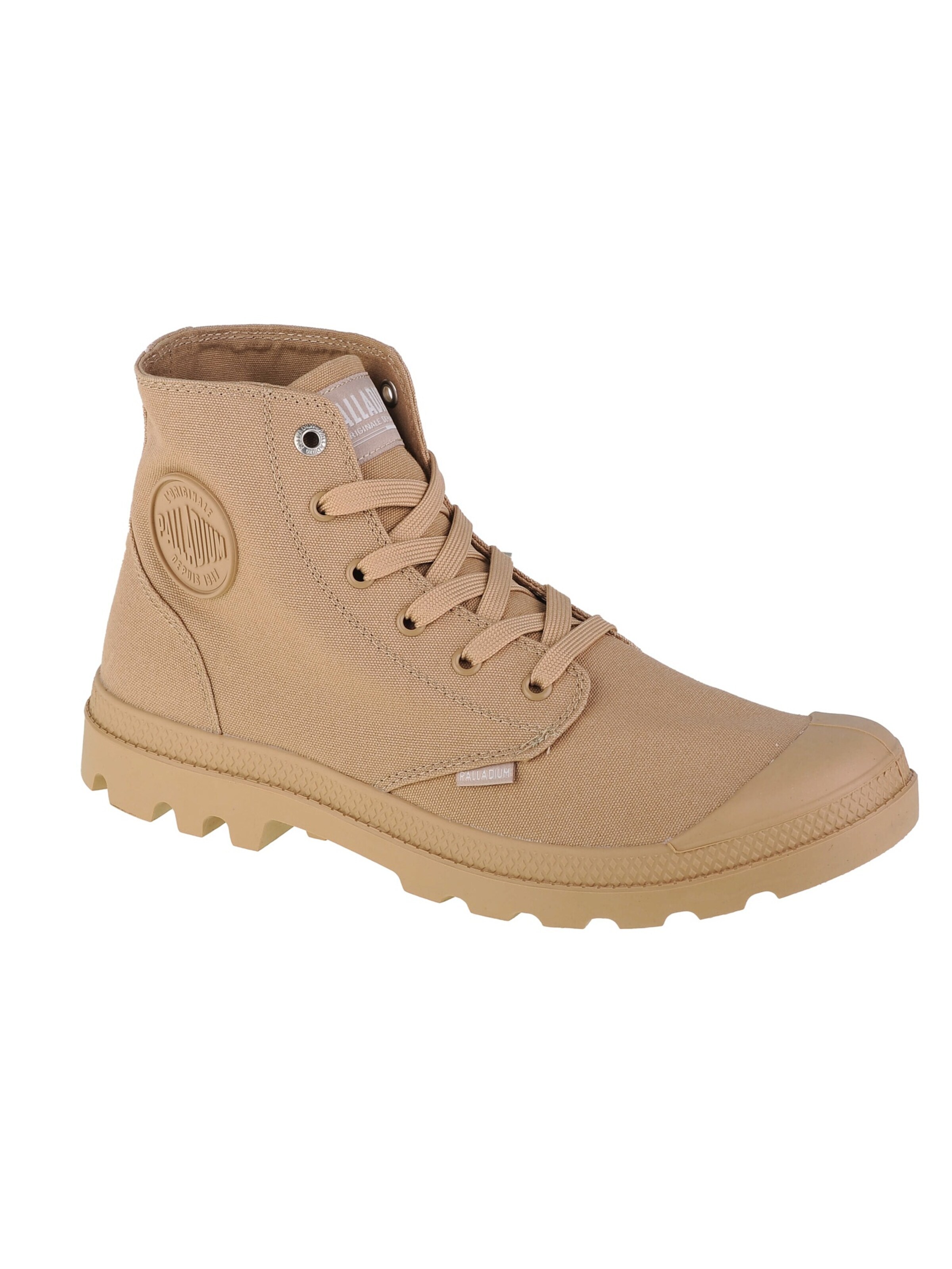 Palladium Sneakers hoog 'Palladium Mono Chrome' in Beige: voorkant