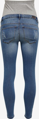 Only Maternity Skinny Jeans 'Kendell' in Blau