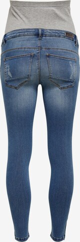 Only Maternity Skinny Jeans 'Kendell' i blå