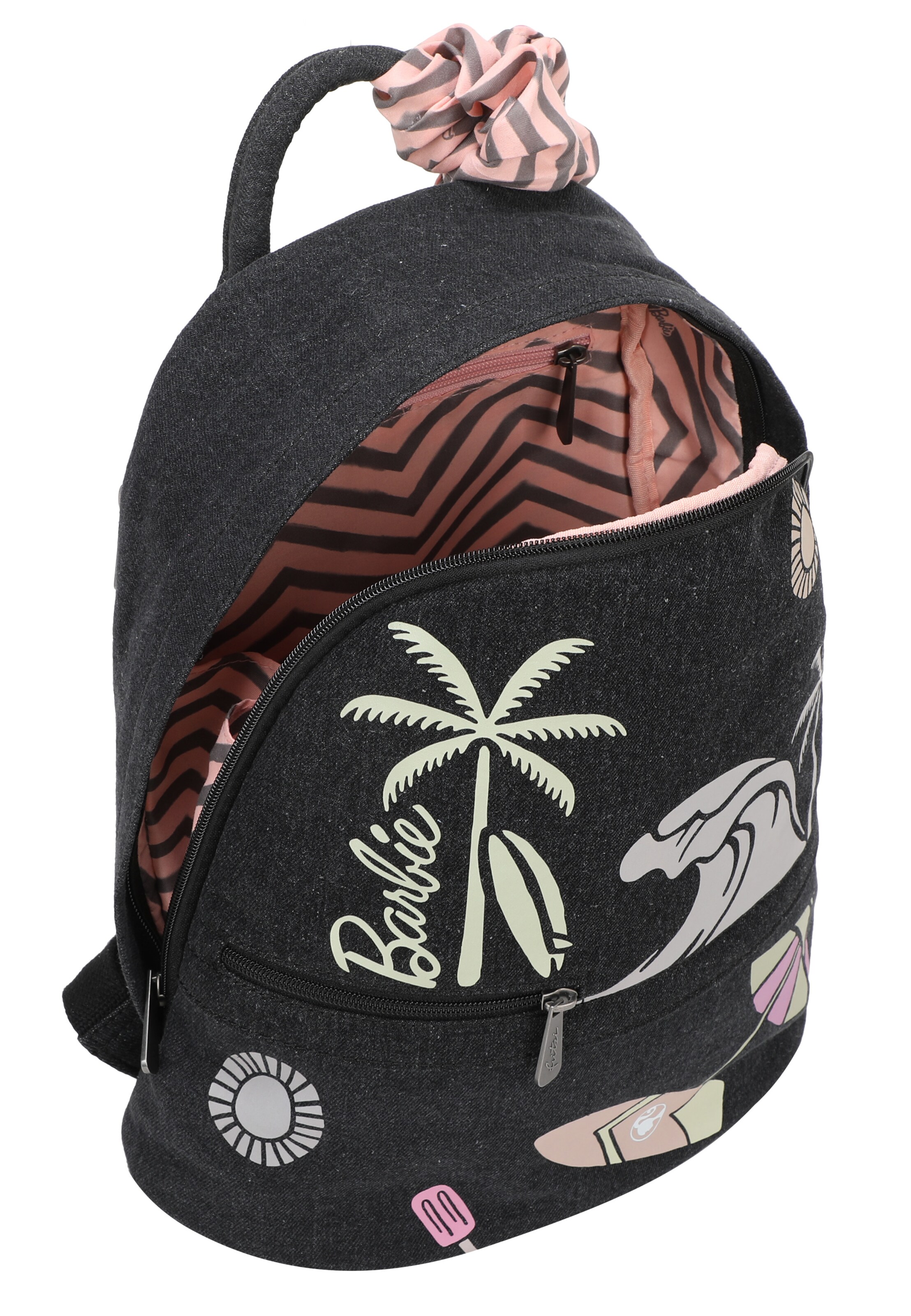 Fritzi aus Preußen Rucksack 'Malibu Barbie' in Schwarz