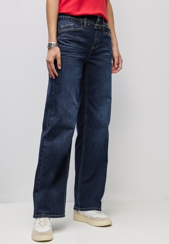 STREET ONE Loose fit Jeans in Blue: front