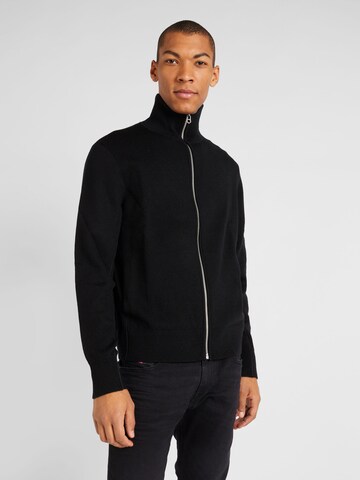 rag & bone Knit cardigan 'ANDREW' in Black: front