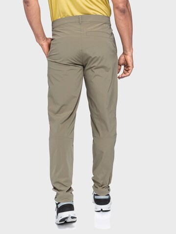 Schöffel Regular Outdoorbroek ' Urban CIRC Pants Style Baguio MNS ' in Bruin