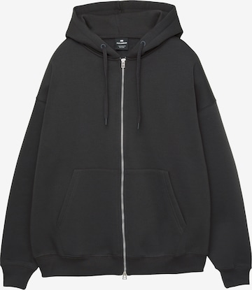 Giacca di felpa di Pull&Bear in grigio: frontale