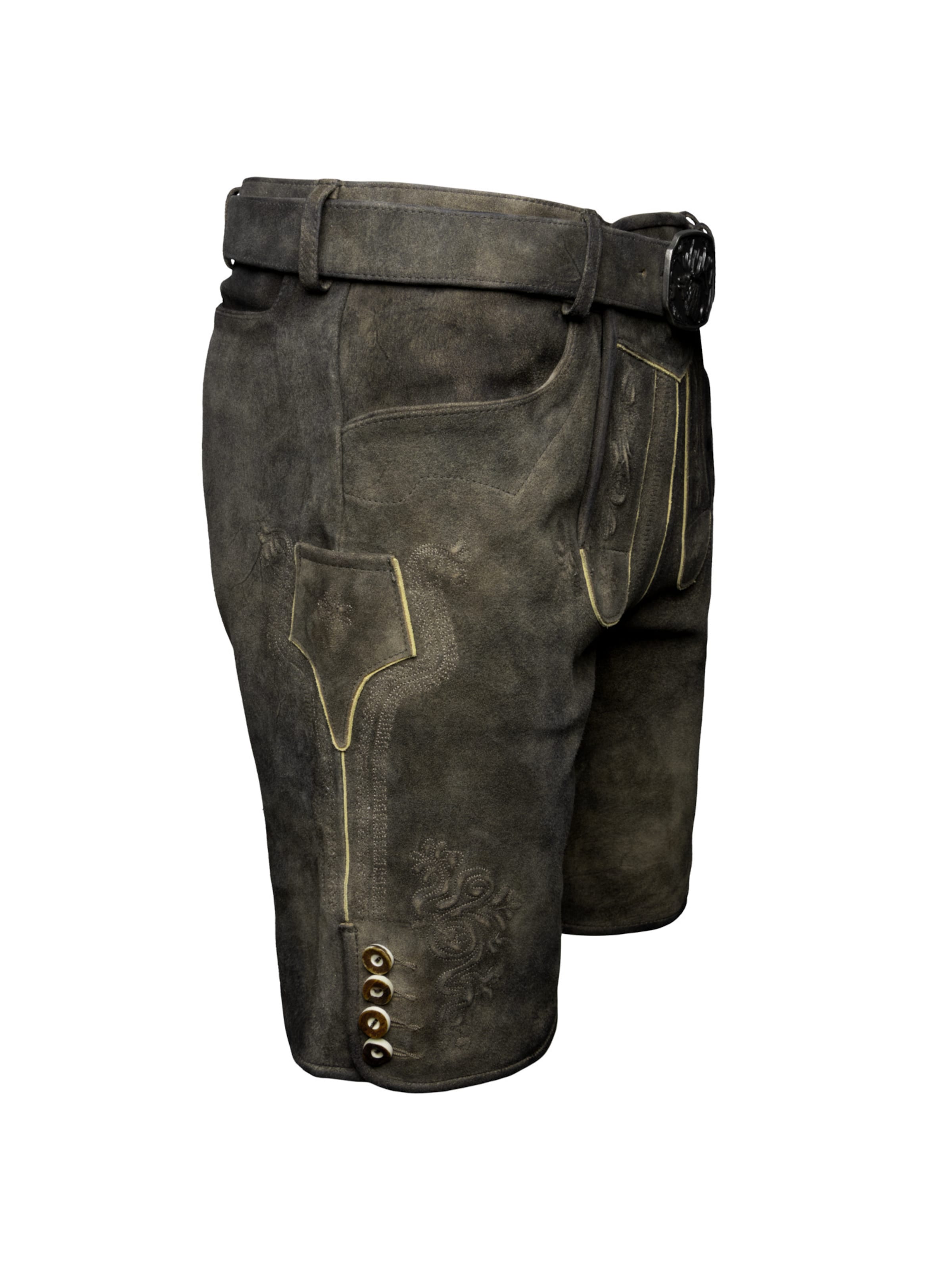 SPIETH & WENSKY - Regular Calças tradicionais 'Erno' em castanho