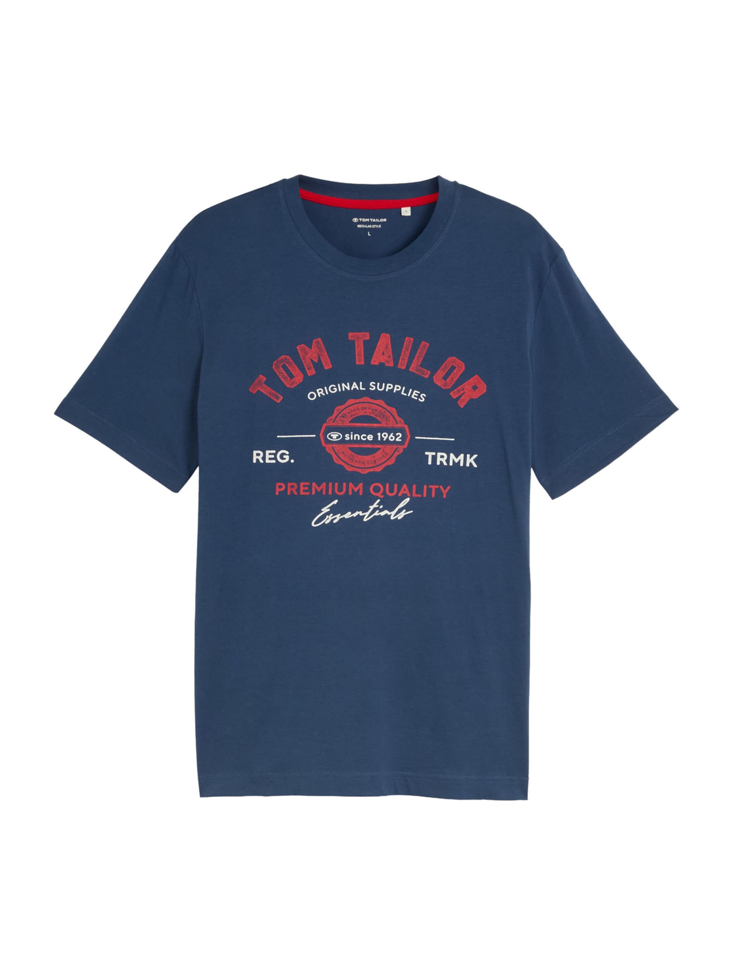 TOM TAILOR Shirt in Blue: front