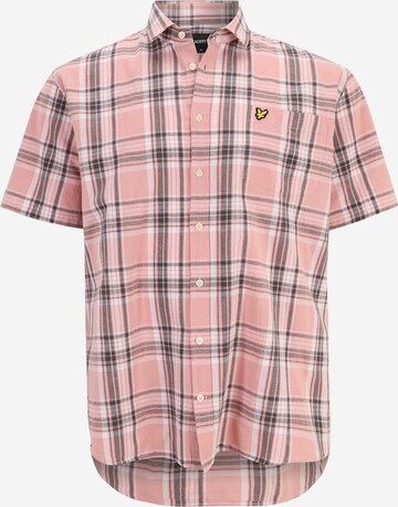 Regular fit Camicia di Lyle & Scott Big&Tall in rosa: frontale