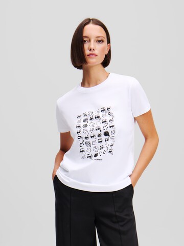 Karl Lagerfeld Shirt in Weiß: Vorderseite