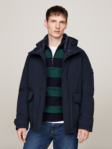 TOMMY HILFIGER Winterparka 'Rockie' in Blauw: voorkant