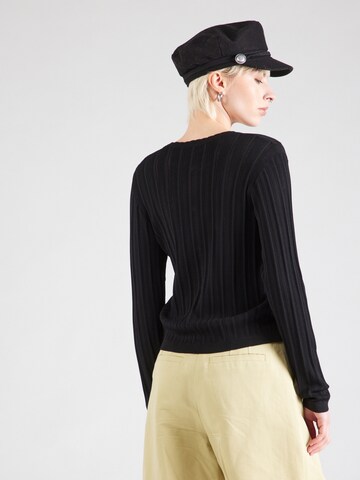 MEXX Knit Cardigan 'Peony' in Black