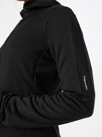 ICEBREAKER Athletic Sweatshirt 'Quantum III' in Black