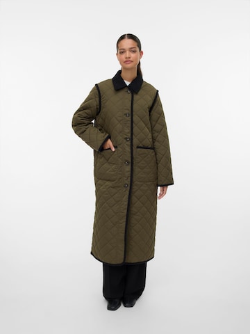 VERO MODA Between-seasons coat in Green: front