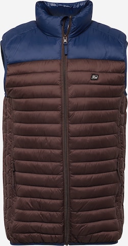 Gilet BLEND en marron : devant