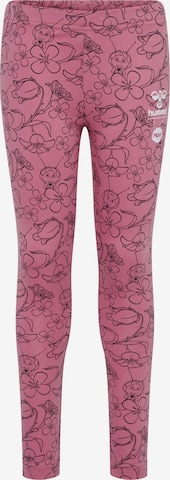 Hummel Skinny Leggings 'Maya' in Pink: front