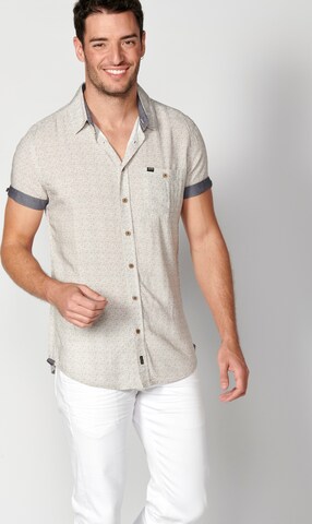 KOROSHI - Ajuste regular Camisa en gris