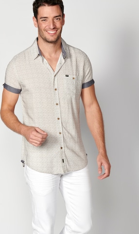 KOROSHI - Ajuste regular Camisa en gris