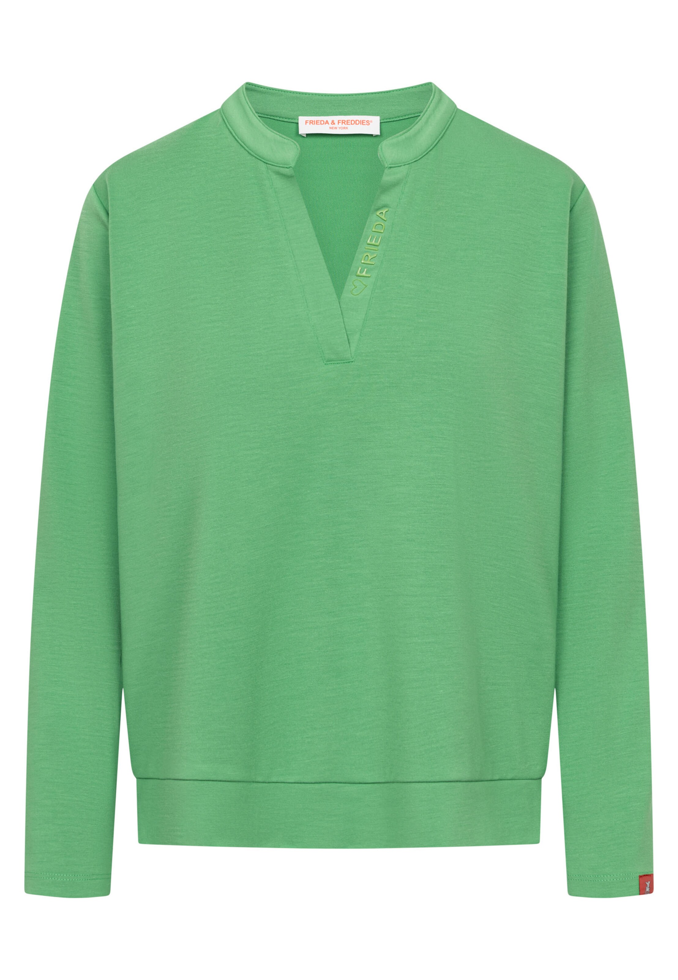 Frieda & Freddies NY Sweatshirt in Green: front