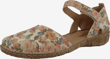 JOSEF SEIBEL Ballerina met riempjes 'Rosalie 42' in Beige: voorkant