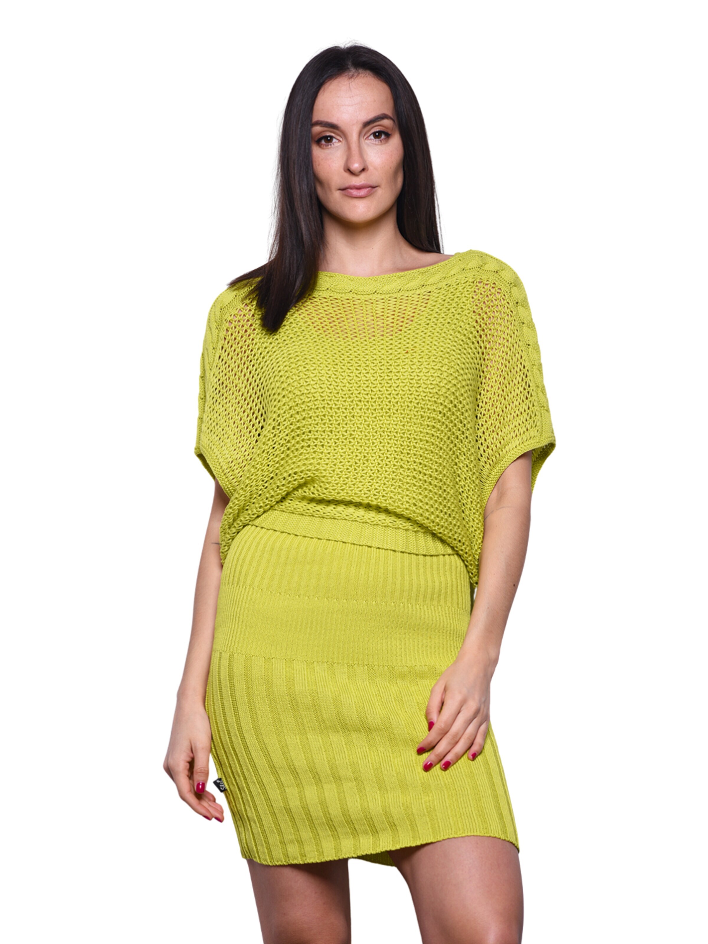 Süel knitwear Gebreide top 'Birthday' in Groen