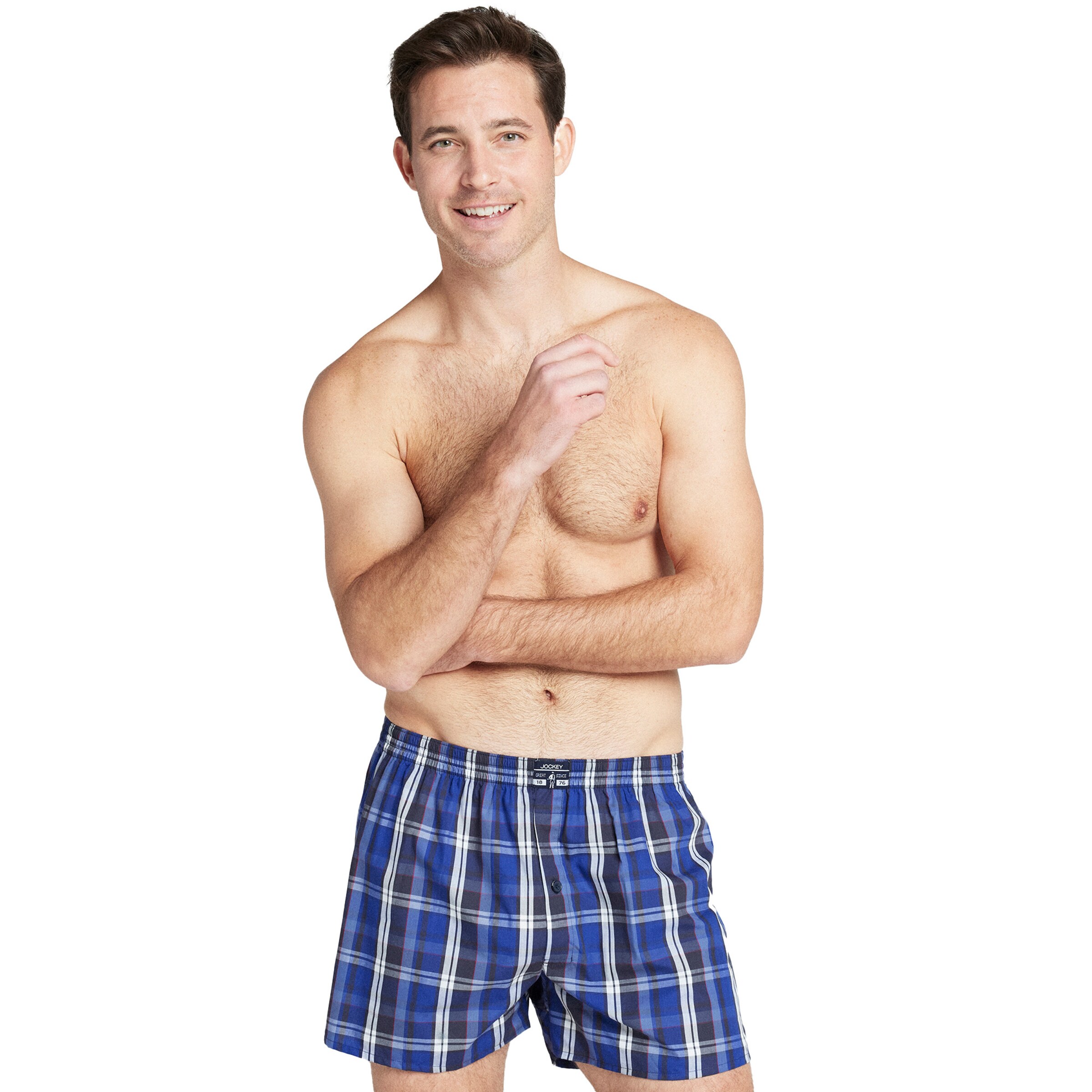 JOCKEY Boxershorts in Blau: Vorderseite