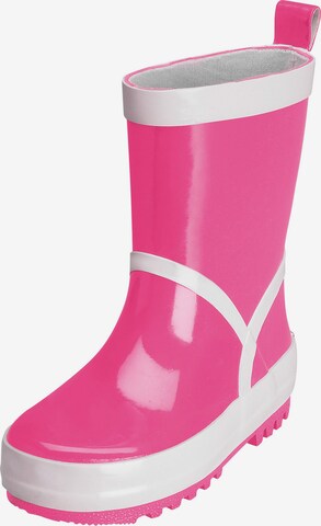 PLAYSHOES Rubber Boots in Pink: front