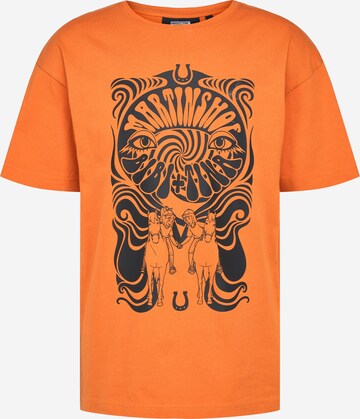 ABOUT YOU x StayKid Shirt 'BIBI+TINA' in Orange: front