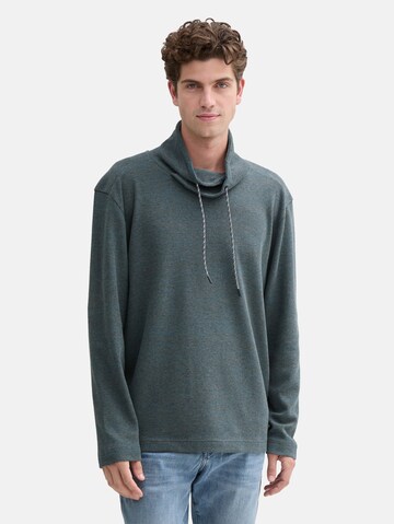TOM TAILOR Shirt in Blauw: voorkant