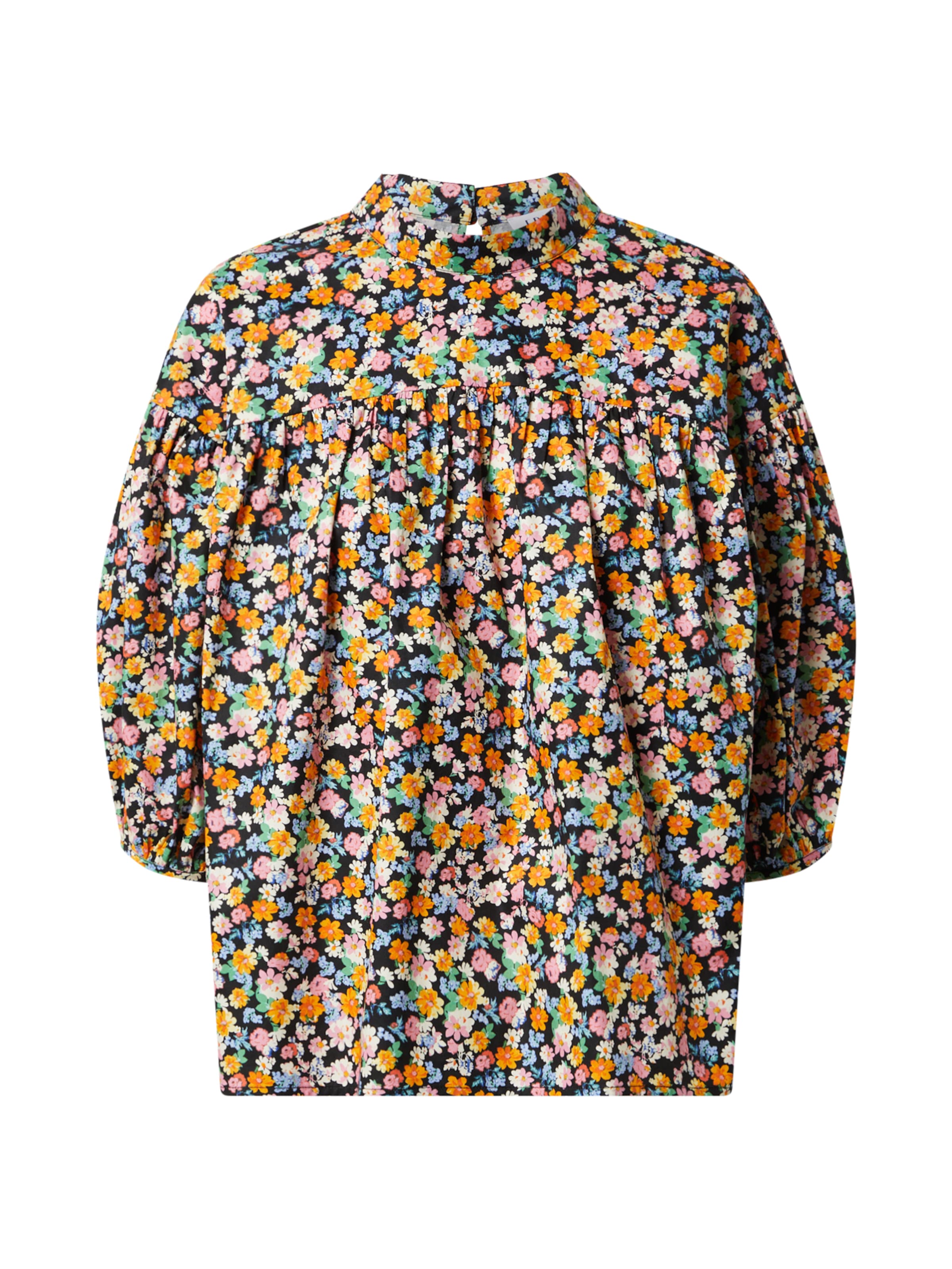 EDITED Pluus 'Agatha' segavärvid / must, Tootevaade