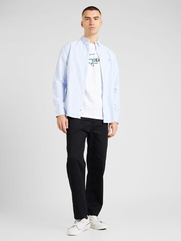 Tommy Jeans - Ajuste regular Camisa en azul