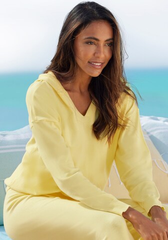 LASCANA Pullover in Gelb: Vorderseite