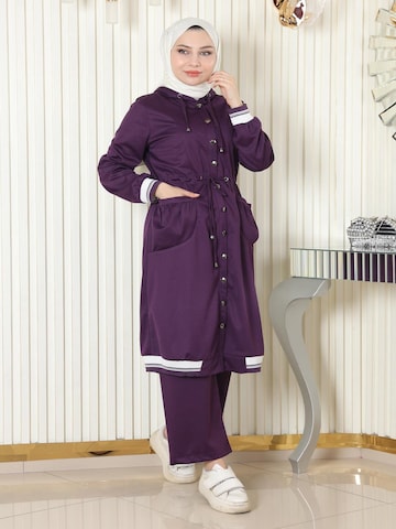 MODAMIHRAM Suit in Purple