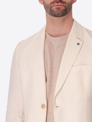 Distretto12 - Ajuste regular Chaqueta saco 'Certo' en blanco