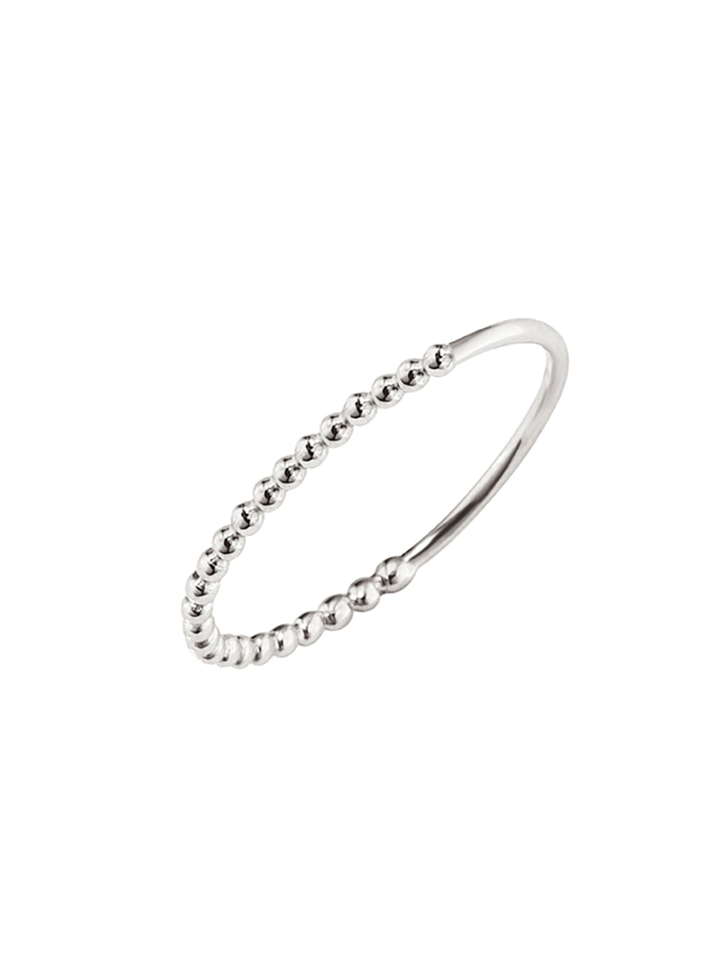 caï Ring in Silver: front