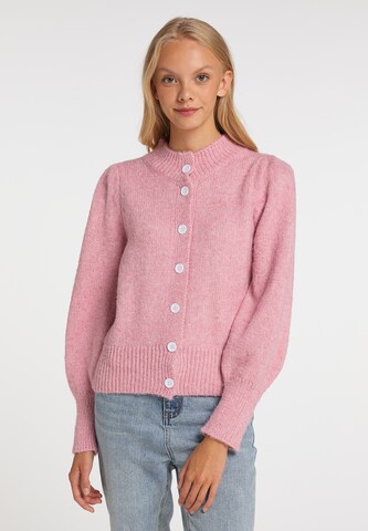 Cardigan MYMO en rose : devant