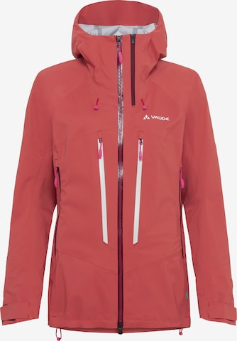 VAUDE Sportjas 'Monviso' in Rood: voorkant