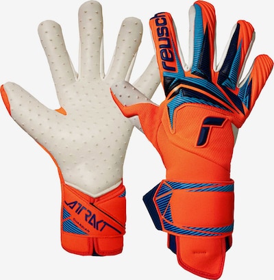 REUSCH Torwarthandschuhe 'Attrakt SpeedBump Guardian' in XXXL in blau / orange, Produktansicht