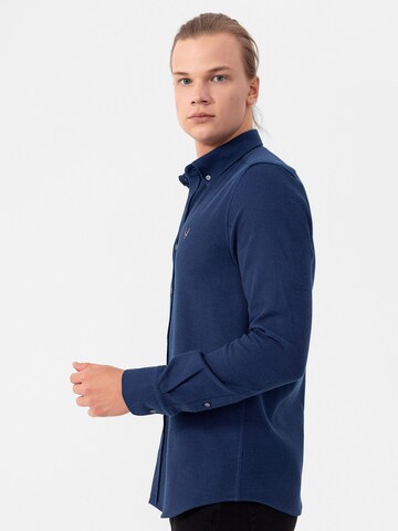 By Diess Collection Regular Fit Skjorte i blå