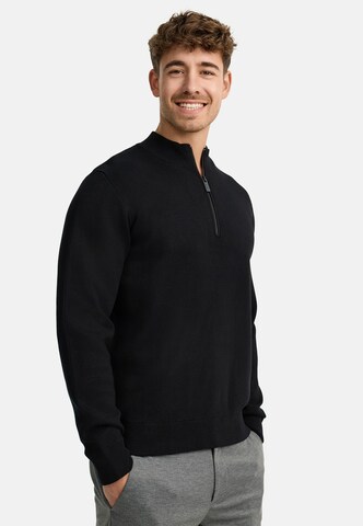 INDICODE JEANS Sweater 'Lukas' in Black