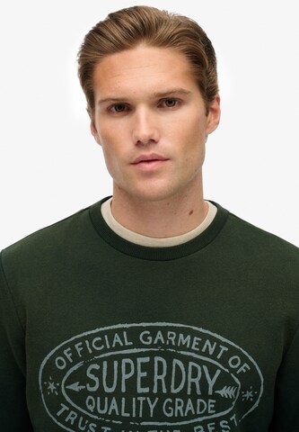 Sweat-shirt Superdry en vert