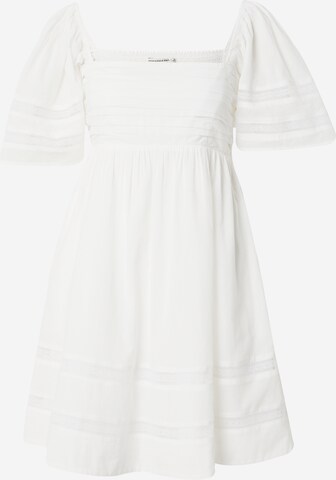 Abercrombie & Fitch - Vestido de verano 'EMERSON' en blanco: frente