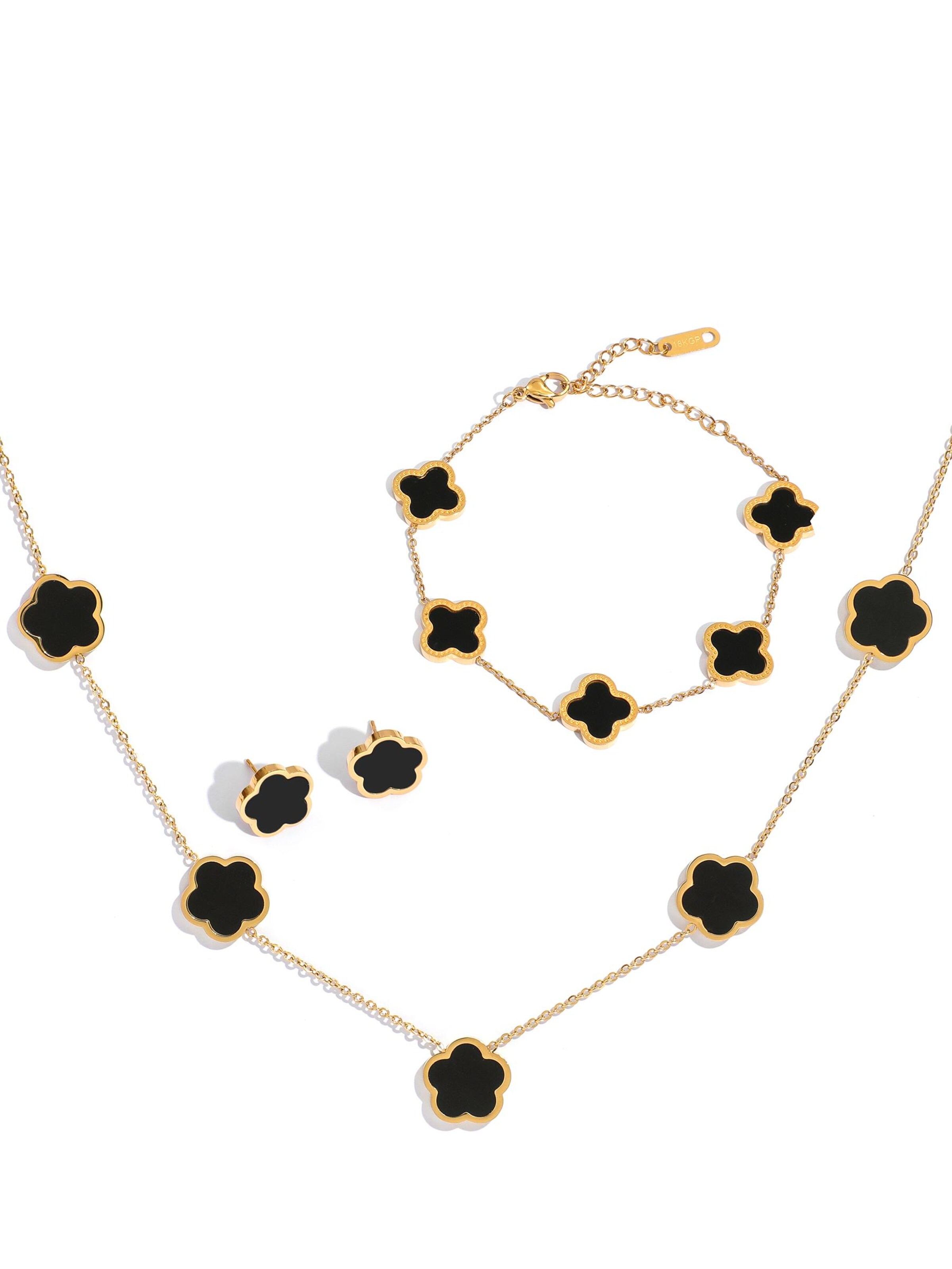 NTHIRTYTHREE Schmuckset‌ in Schwarz