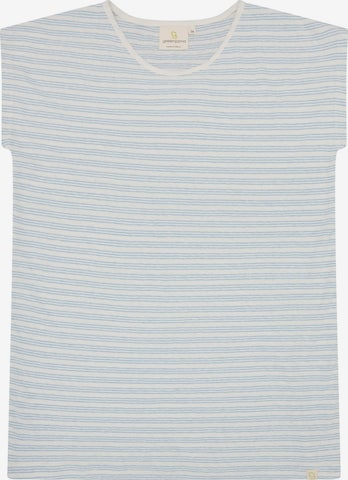 greenjama Pajama Shirt in Blue: front