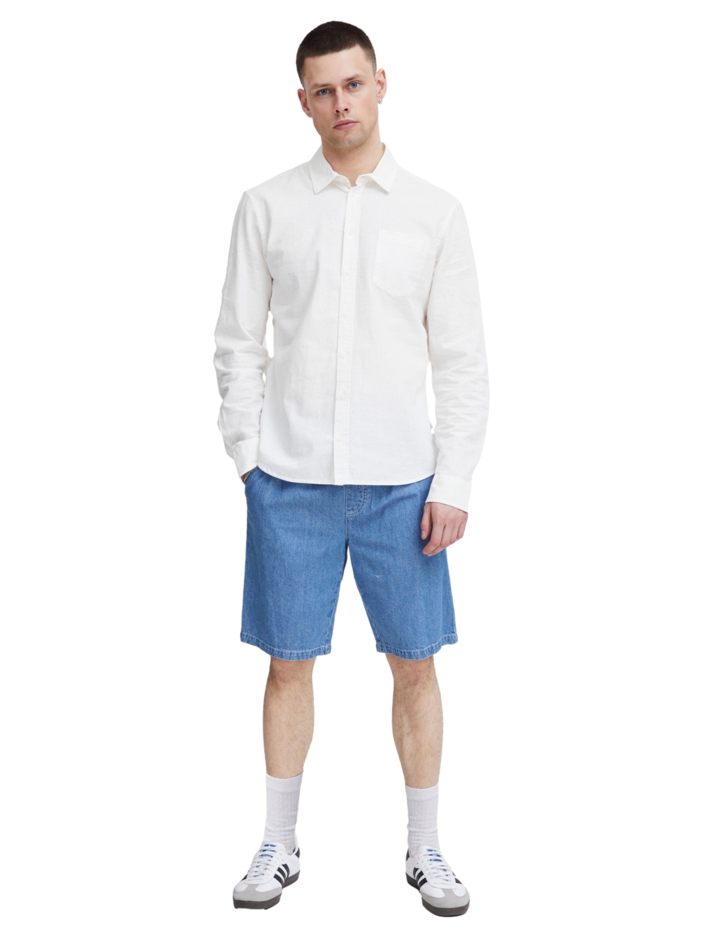 BLEND Regular fit Overhemd in Wit