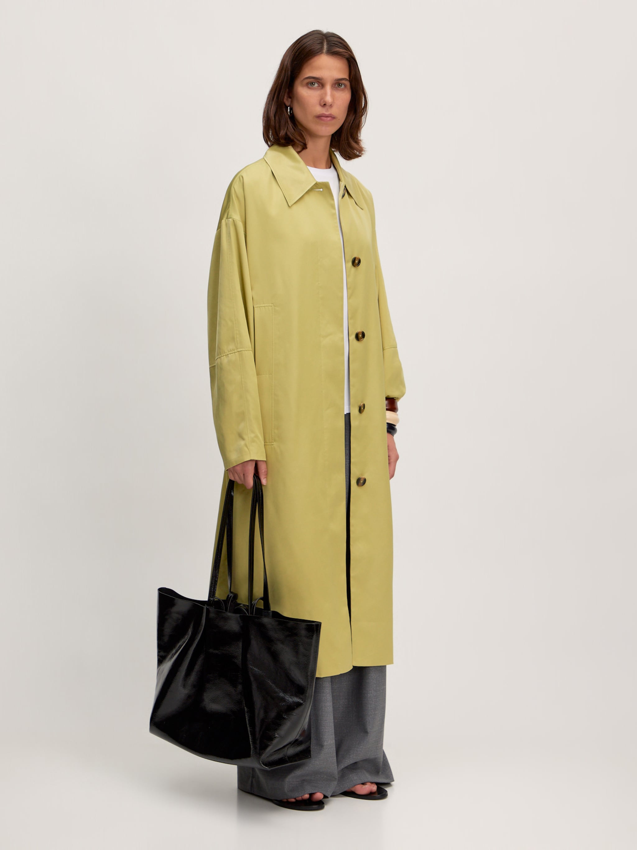 EDITED Prodotti Cappotto di mezza stagione 'Sabeth' verde