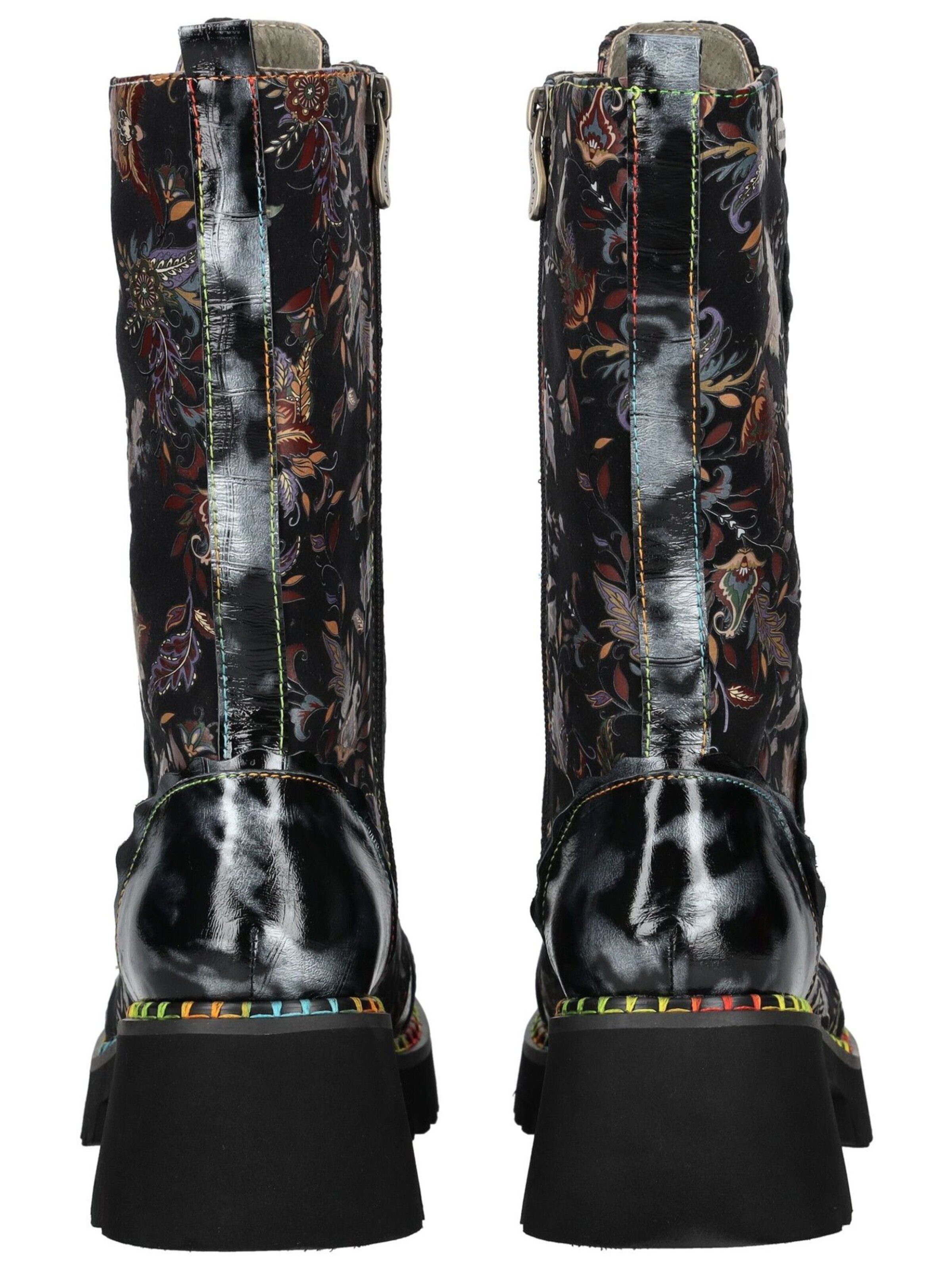 Bottes à lacets Laura Vita en noir