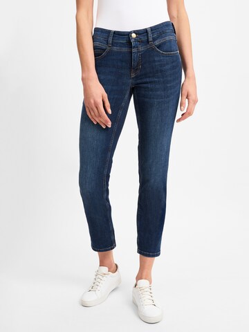 Cambio Regular Broek ' Posh ' in Blauw: voorkant