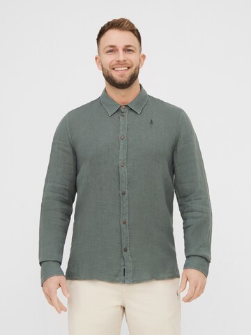 NIKIN Regular fit Button Up Shirt in Green: front