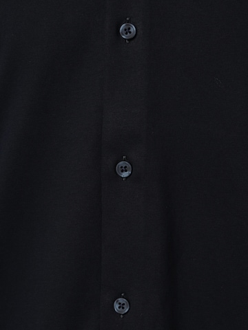 BOSS Black Slim fit Button Up Shirt 'Hank' in Blue